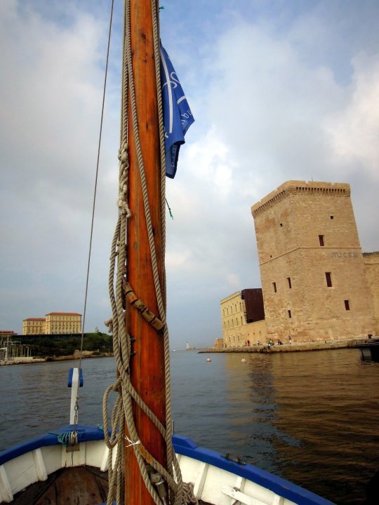 Sortie du Vieux Port de Marseille à bord de Boud'mer