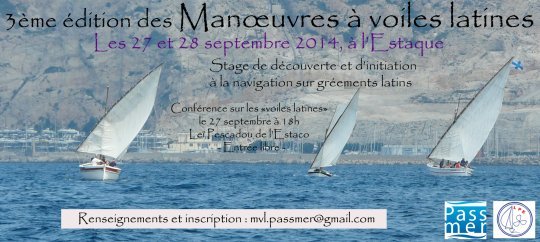 3e - Manoeuvres Voiles latines - septembre 2014