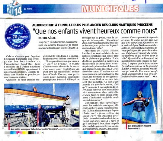 La Provence - cahier « Municipales 2014 » du 25 janvier 2014